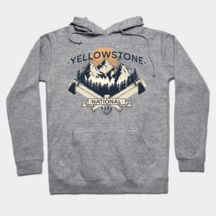 Yellowstone National Park Badge Hoodie